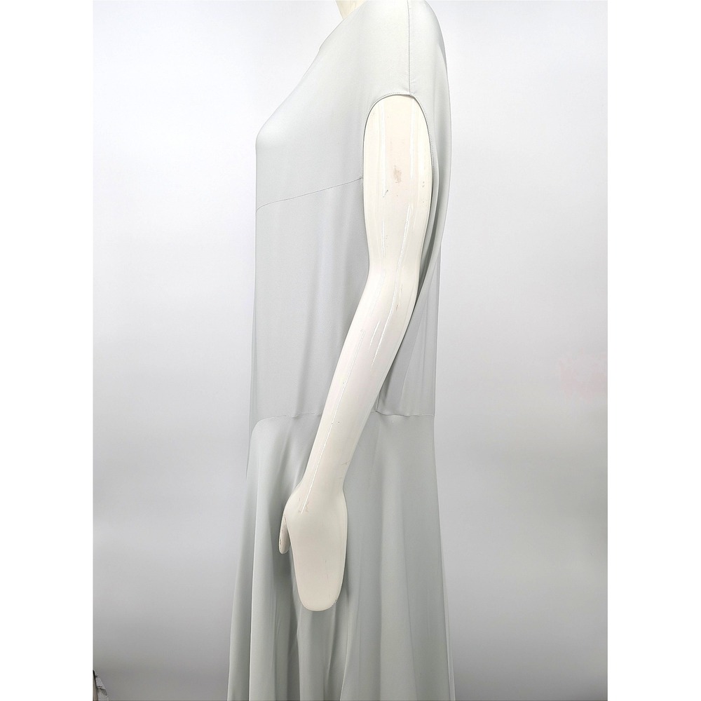 The Row SS18 Runway Look 28 Silk Maxi Dress Slip XS/S Pale Blue Asymmetric - Picture 4 of 16